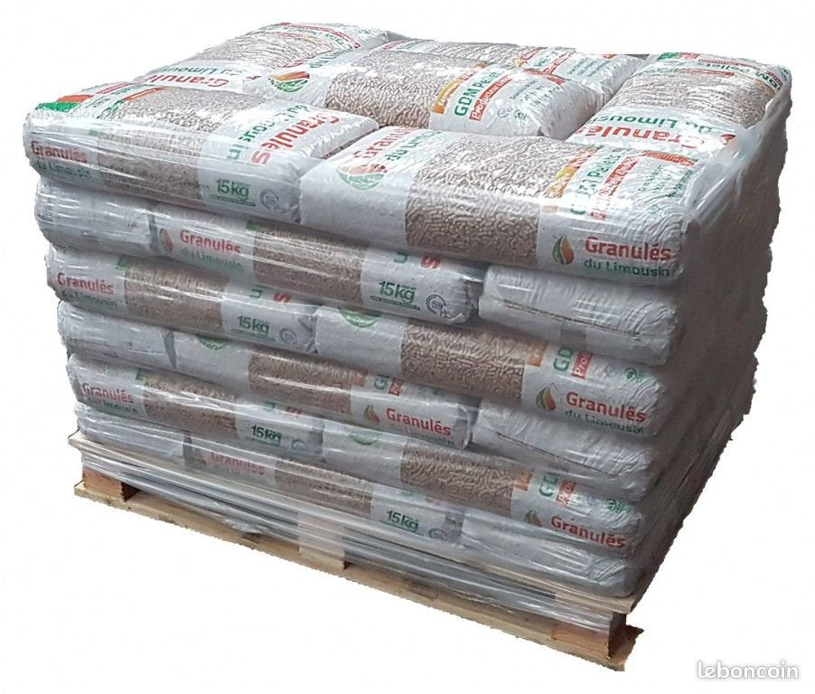 Lote de 10 Palets de Pellets de Madera (770 Sacos de 15 kg · 11.550 kg) – Certificados DINplus y ENplus A1