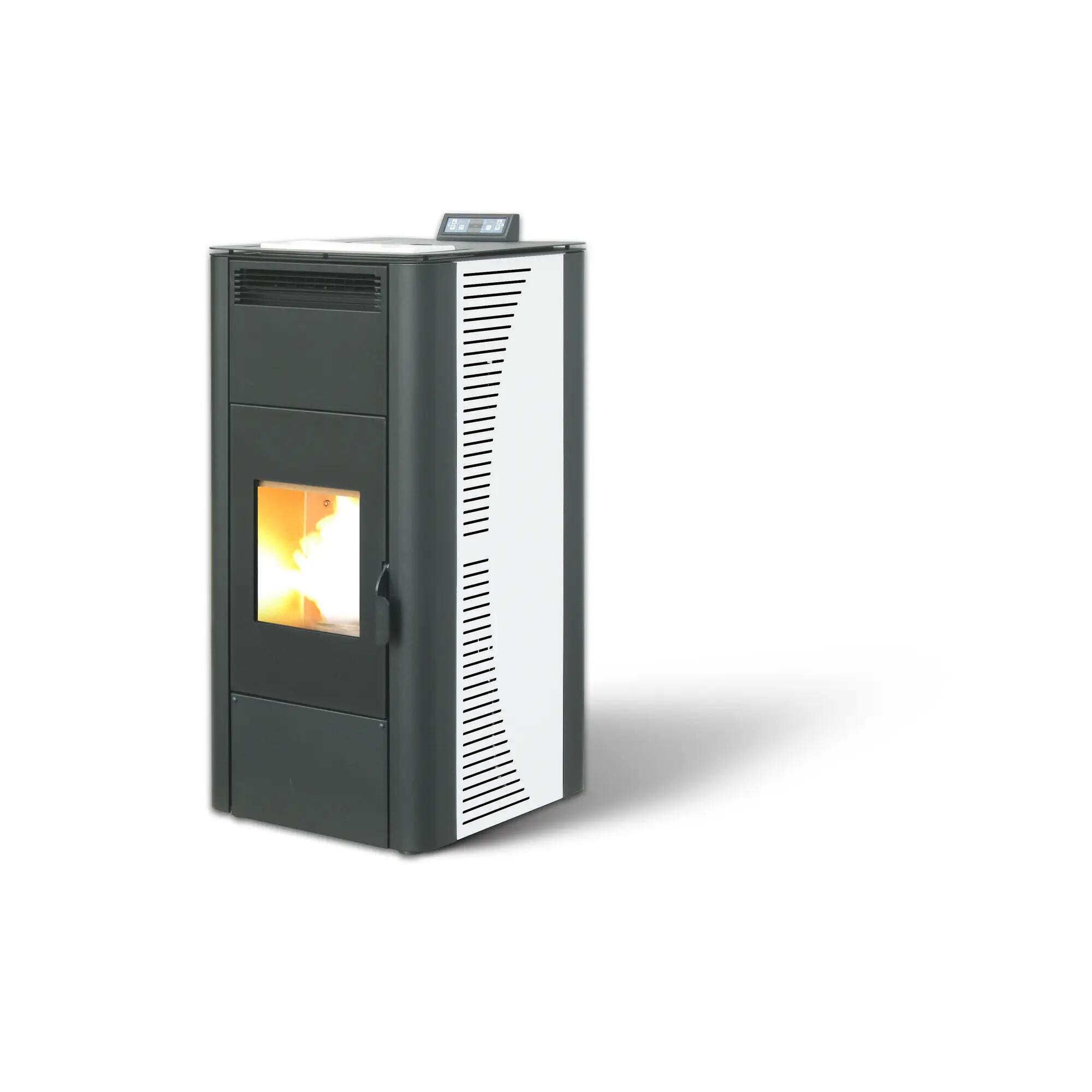 Termoestufa de Pellets Hidro AJPinto Hidro XL 24 kW – Blanco - Imagen 2