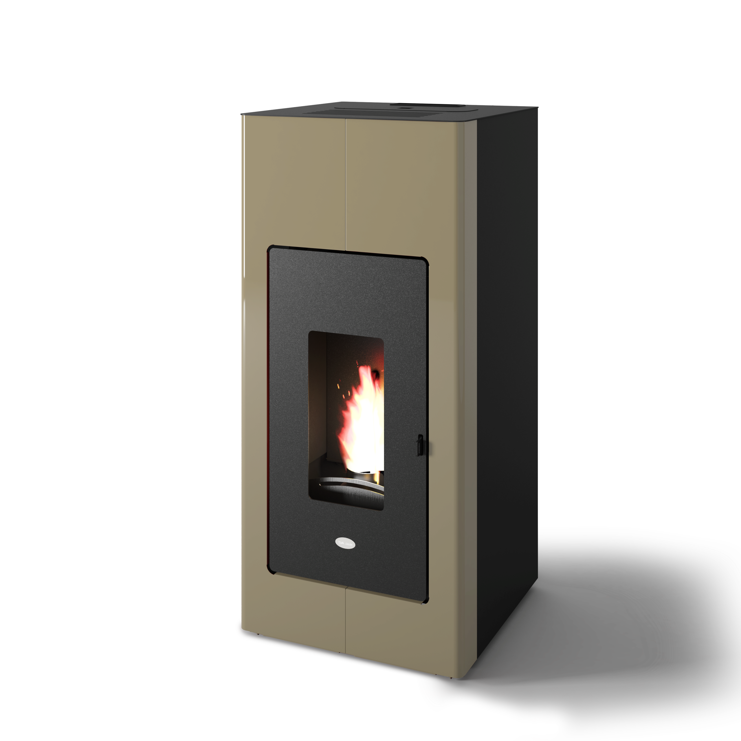 Termoestufa de Pellets Hidro Ilaria 17,5 kW – Blanco (Ventilación Frontal + Hidro)